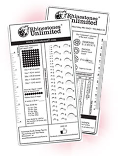 Rhinestones Unlimited Stone Sizing Tool