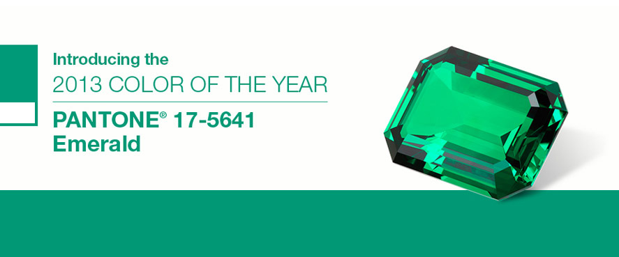 Emerald, Pantone 2013 Color of the Year