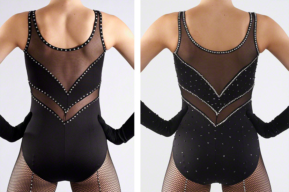 Dance Wear Shorts PERSONALISED name Black velvet ORANGE rhinestones Gymnastics 