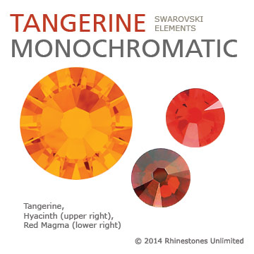 Tangerine monochromatic color theme