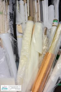 At Jenmar, these fancy fabrics will turn into a wedding gown!