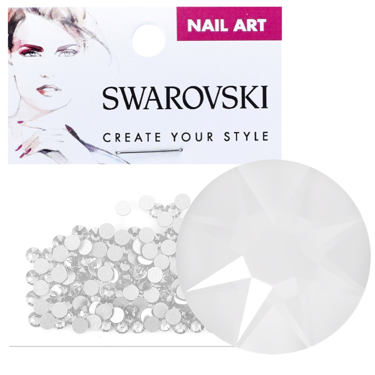 Crystals for Nails - Electric White