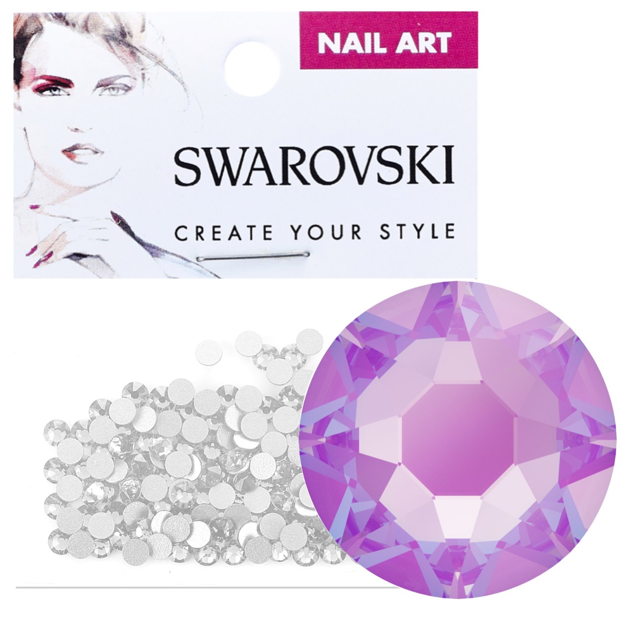 Crystals for Nails - Electric Violet DeLite