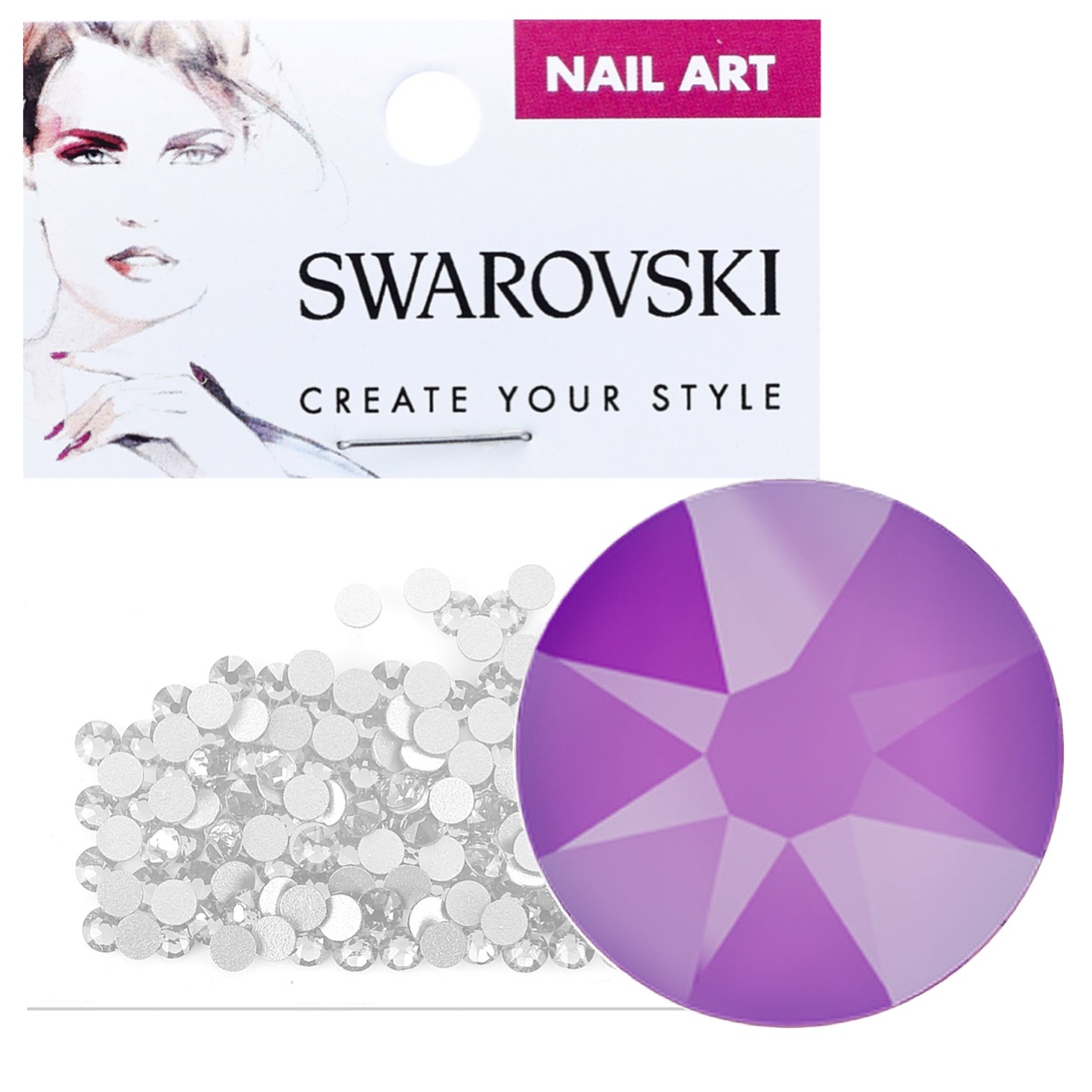 Crystals for Nails - Electric Violet