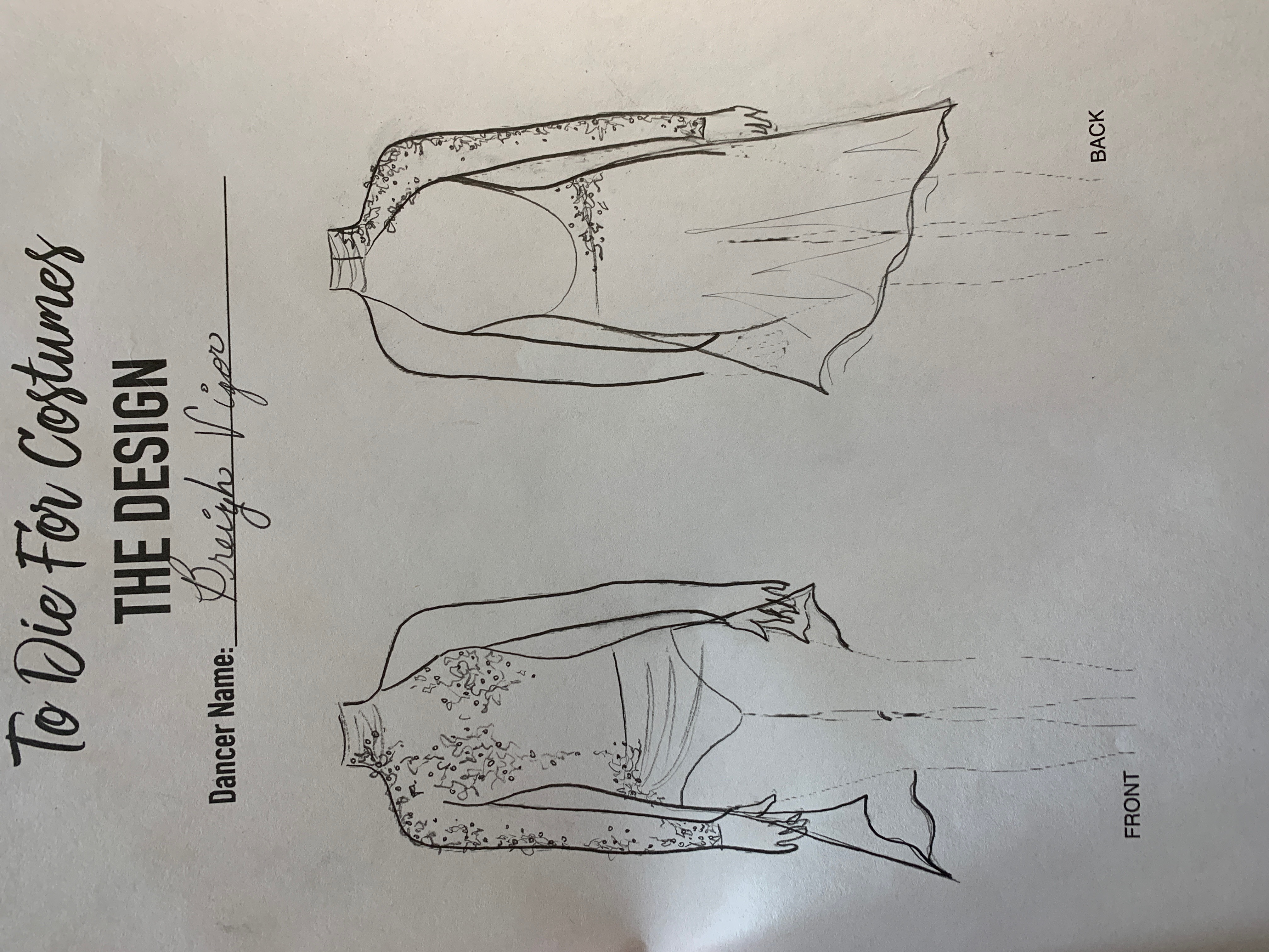 To Die For Costumes - Breighanna Vigor To Die For Costumes - Breighanna Vigor