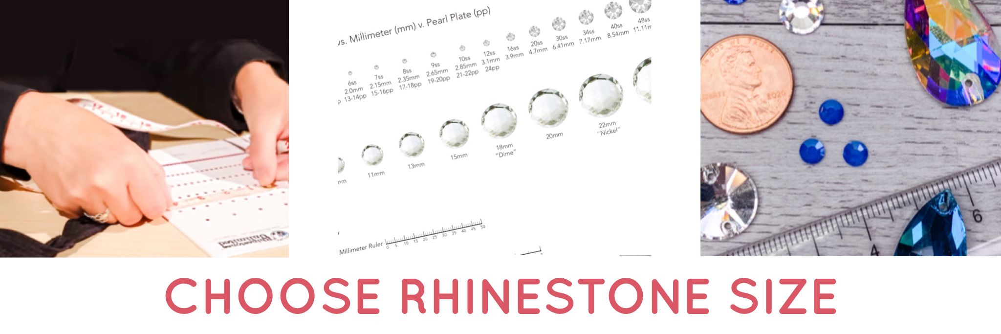 Choose Rhinestone Size