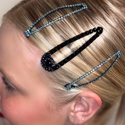 Rhinestone Hair Barrettes