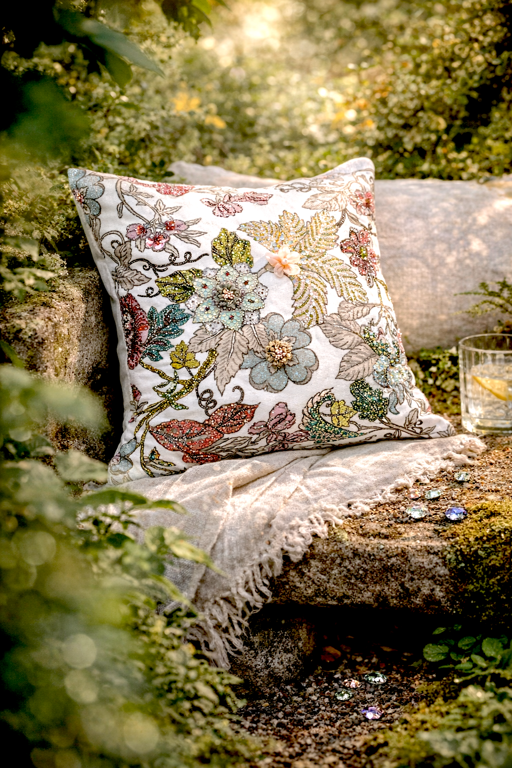 embroidered-pillow-on-mossy-bench.png