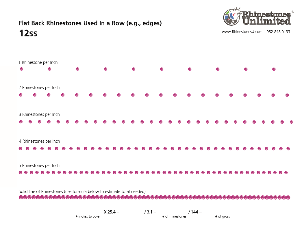 12 ss Estimate Guide