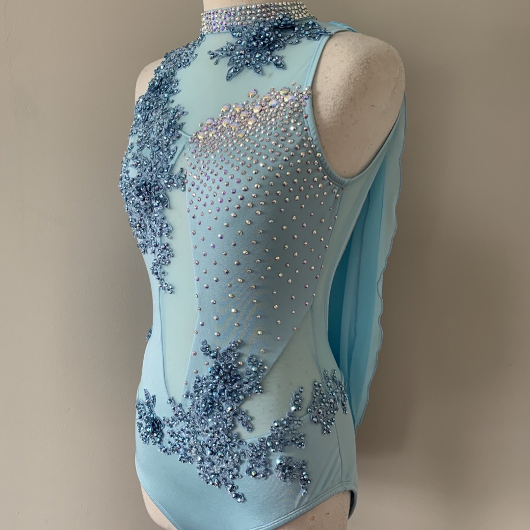 Baby blue hot sale dance costumes