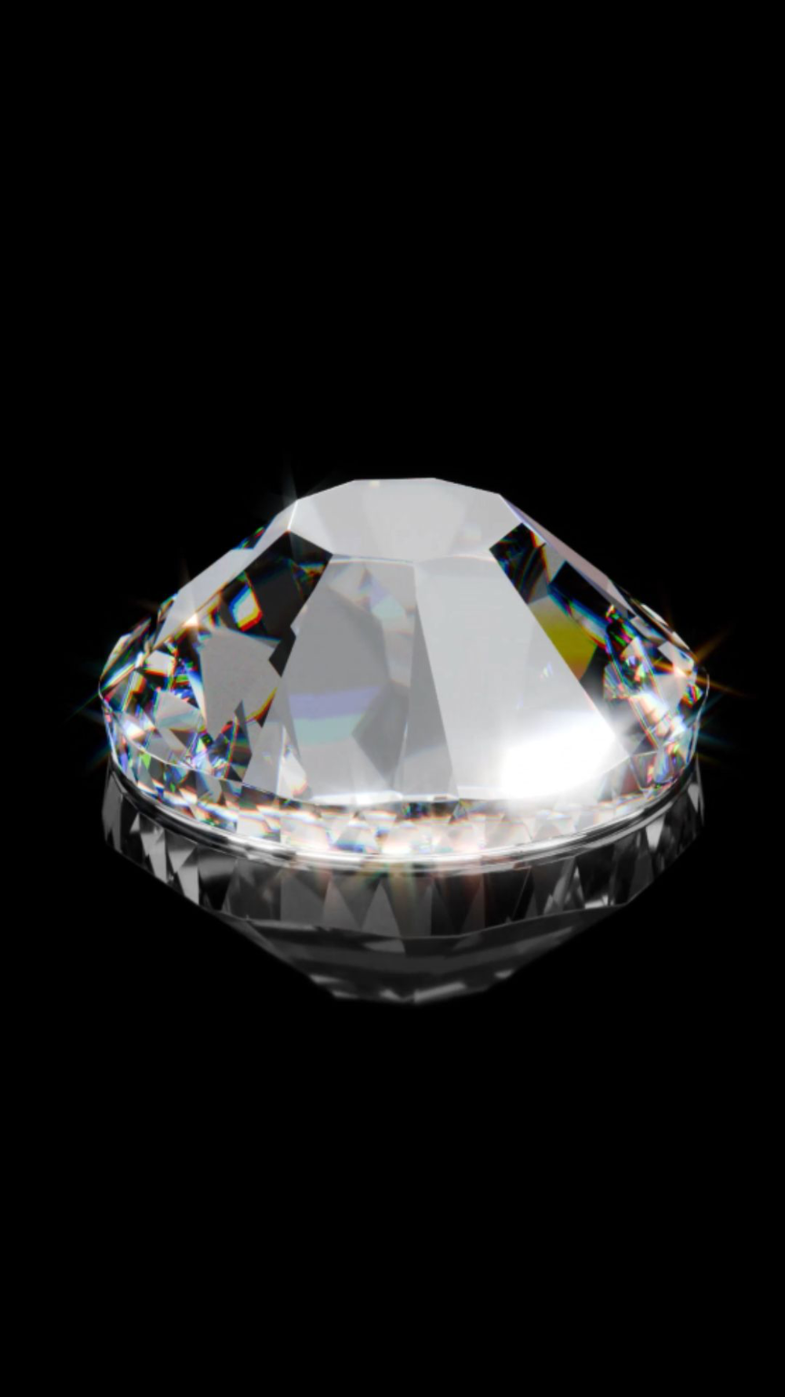 Preciosa Chaton Rose MAXIMA crystal, faceted, on black background